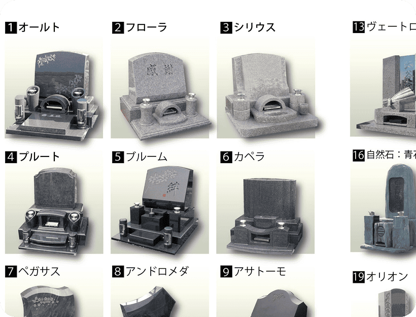 石の種類と特徴