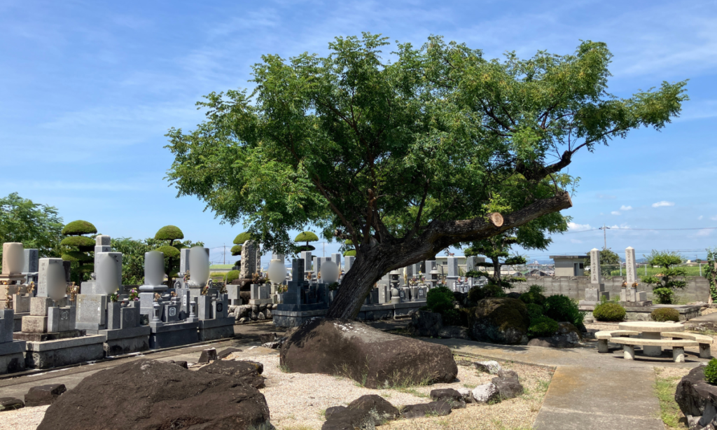 内山墓園(岩岡町)追加彫刻 大阪石材