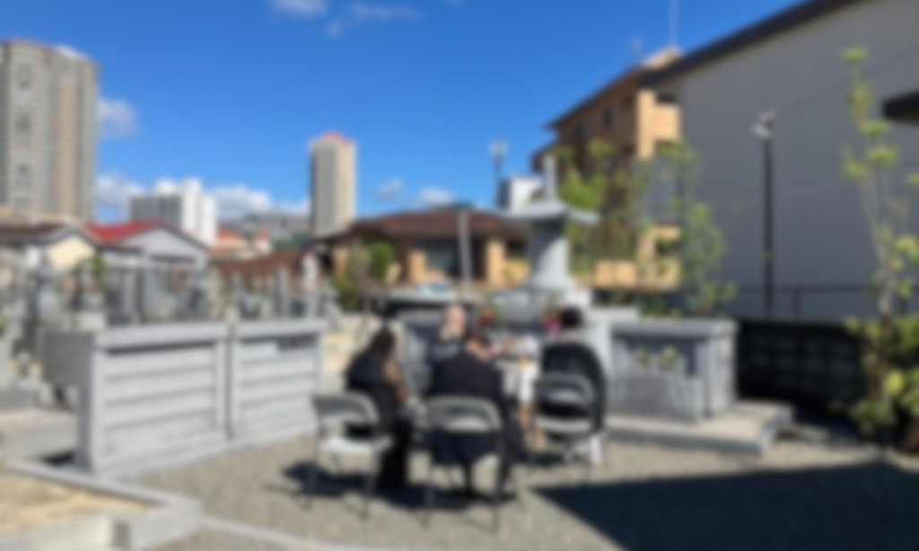 伊孑志墓地(宝塚市)供養塔 納骨式(大阪石材神戸支店)