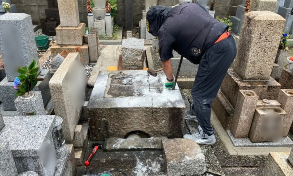塚口本町墓地（尼崎市）お墓じまい　大阪石材兵庫神戸支店